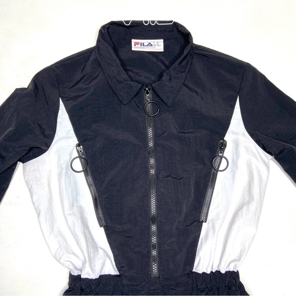 Fila Nylon Zip Up Flight Jumpsuit Size XS - Picture 3 of 10